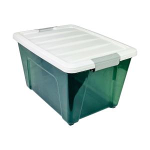 Besto 30 LTR Plastic Storage Box With Lid (Green)