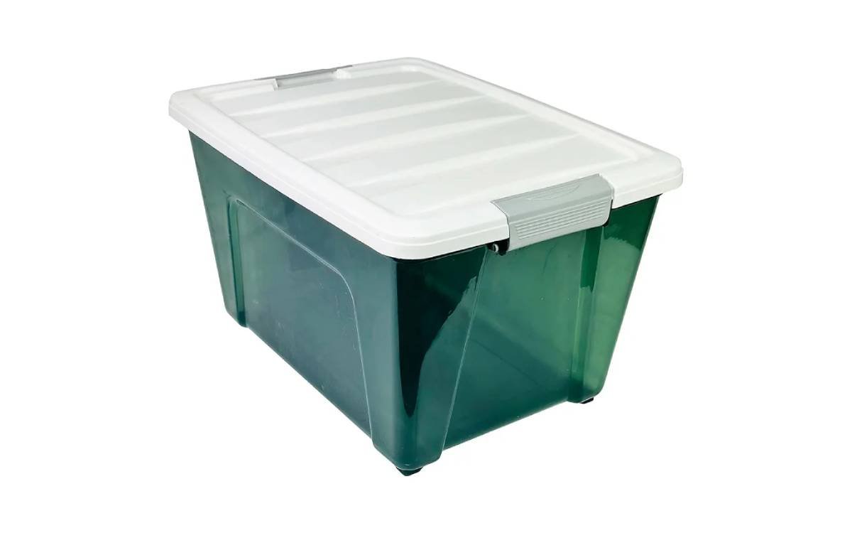plastic storage box with lid
