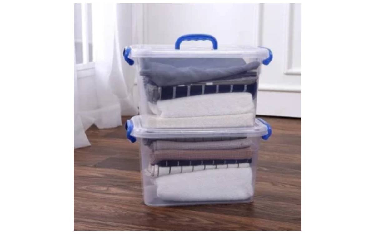 storage boxes for clothes.