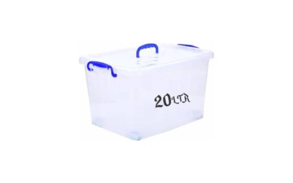 large plastic storage boxes